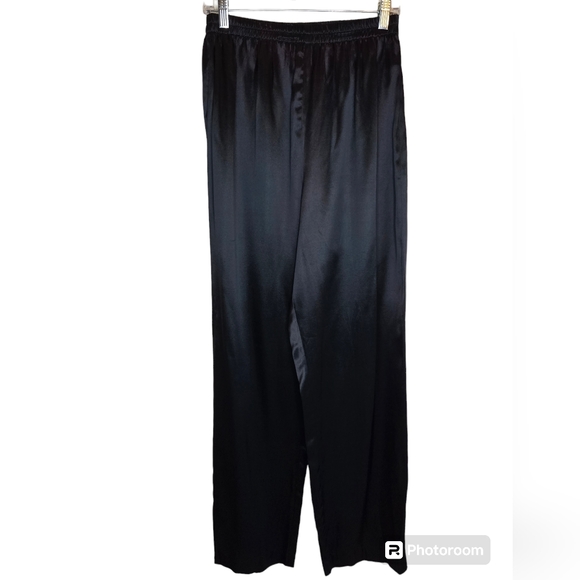 R & M Richards Pants - R & M RICHARDS BY KAREN WONG Vintage Satiny Flowy Elastic Waist Pant
